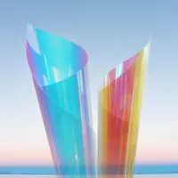 Renk değiştiren kendinden yapışkanlı karbon cam delikli vinil pencere filmi