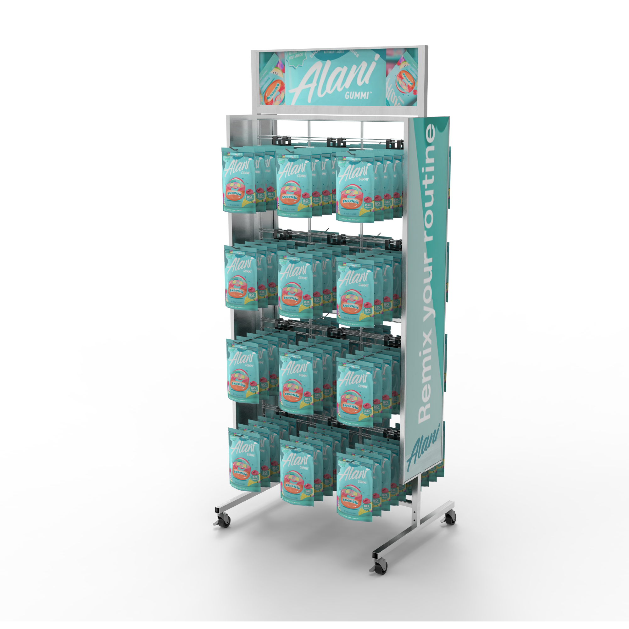 Snack Metal Display Rack for Food Packagingsnack Metal Display Rack for Food Packaging