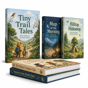 Impresión de Libros de Tapa Dura Personalizados, Libro de Imágenes Artísticas, Colores Vivos, Estampado en Lámina Dorada, Laminación Mate de Fábrica - Product Image 1