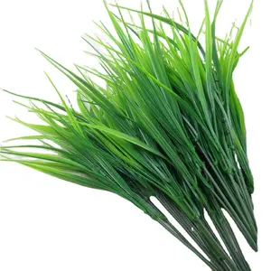 Искусственная трава для сада, пластиковая трава, саженцы, искусственные цветы, зеленое растение, разделение для ресторана, декоративное растение, цветок