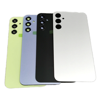 Pour Samsung Galaxy A34 5G A346B, coque arrière en verre pour batterie, coque arrière de remplacement avec/sans objectif d'appareil photo