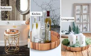 Bandeja de servicio de madera redonda de gran diámetro personalizada, bandeja circular de Acacia rústica con asas, inspiración otomana para entretenimiento gastronómico - Product Image 6