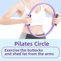 Yoga cercle résistance ensemble formation Pilates cercle personnalisé Pilates anneau sport taille formateur Fitness fournitures Durable