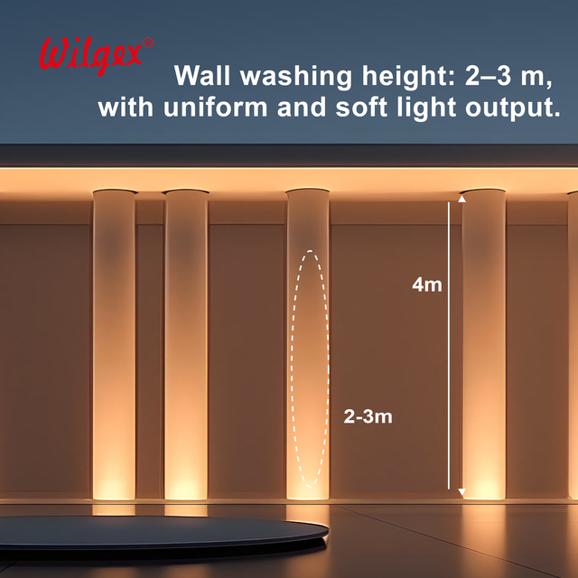 Customizable RGB Full Color Flexible LED Wall Washer IP67 Cuttable Uniform Wash Aluminum Profile Outdoor 5-Year Warranty