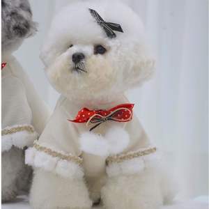 Camiseta de Invierno para Perro, Ropa Cálida para Mascotas, Personalizable OEM, Elástica, Transpirable, de Terciopelo, con Detalle de Pelo para Perros y Gatos - Product Image 5