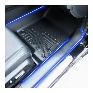 Tapis de sol de luxe pour voiture en matériau écologique TPE, tapis 5D à rebord profond pour HONDA CIVIC - Product Image 1