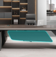 Ensemble de chaises de bureau de direction haut de gamme, style minimaliste moderne, écologique, mobilier de bureau à domicile durable, bureau du président