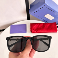 Lunettes de soleil rétro de marque célèbre, style tendance 2026, monture carrée intégrale souple TR90, protection UV400 dégradée