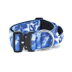 Gran oferta, serie táctica ajustable, hebilla de Metal resistente, <span class=keywords><strong>Collar</strong></span> de perro de camuflaje de nailon - Product Image 3