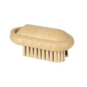 Brosse à ongles double face en nylon, manche en acier inoxydable, souple et rigide, outil de nettoyage des ongles des mains et des orteils, logo personnalisé, vente en gros - Product Image 5