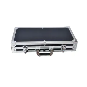 Petite boîte de rangement pour clavier DJ portable personnalisée professionnelle boîtier en aluminium amovible