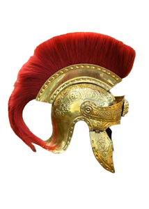 Casco Decorativo Estilo Romano Vintage, Hecho a Mano en Metal, para Cosplay, Producciones Escénicas, Disfraces de Festival y Decoración de Interiores - Product Image 4