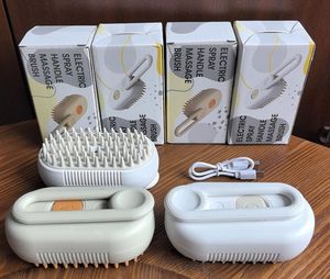 Cepillo de Masaje Eléctrico para Mascotas con Mango, Cepillo de Vapor 3 en 1 para Gatos, Cepillo de Vapor con Mango para Mascotas, Peine para Mascotas con Vapor para Perros - Product Image 5