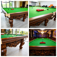STELLARWAY Ensemble de billard élégant européen DS-02 Table de billard en ardoise haut de gamme Fabrication OEM directe Table de billard commerciale