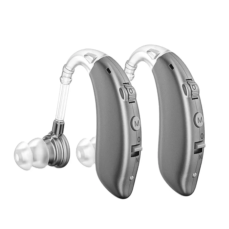 Descuento de alta calidad Audífono con reducción de ruido Mini audífonos invisibles inteligentes recargables para personas mayores
