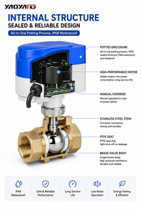 Bille en laiton sans plomb, écologique, étanche IP68, certifiée CE, pour l'eau, personnalisable OEM, haute température, anti-corrosion YYZK-DM100K - Product Image 2