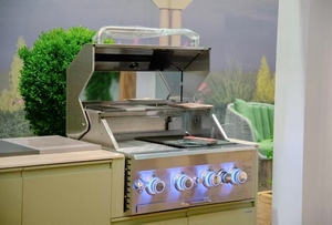 Juego Completo de Muebles de Exterior Modernos de Acero Inoxidable 304 con Acabado Lacado, Diseño Modular, Horno, Fregadero, Grifo <span class=keywords><strong>y</strong></span> Bisagras - Product Image 4