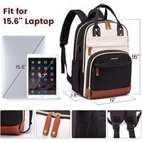 LOVEVOOK Nouveau Sac à Dos Oxford pour Extérieur, Tendance, Simple, Décontracté, Antivol, pour Ordinateur Portable, Étudiant, Femme, Voyage