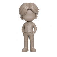 Fabricant de figurines articulées, statue de personnage Chibi Youth pour boutique de marchandises de marque personnalisée, souvenir promotionnel, ornement