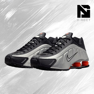 Chaussures de sport Shox R4 'og Orange Twist' pour la course à pied et le cross-training, respirantes et confortables - Product Image 2