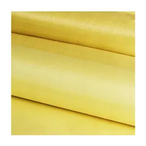 Heat Resistant Fire Retardant Yellow Industrial Packing Customized 100% Aluminized Para Aramid Fiber Fabric