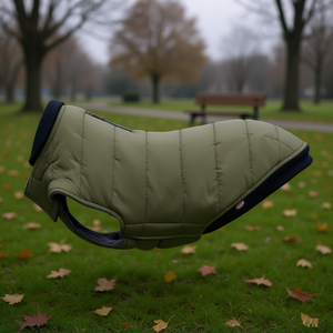 Abrigo para Perro Arlay Shelter, Talla XXS, 18 cm, Verde Oscuro, Ropa para Mascotas - Product Image 3