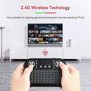 2.4G Không Dây Sạc Dual-Chế Độ Bay Sóc RGB Đèn Nền Cho <span class=keywords><strong>Bluetooth</strong></span> Bàn Phím Cảm Ứng Điều Khiển Từ Xa Mini - Product Image 4