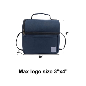 Durable Fully-Insulated <b>Lunch</b> <b>Box</b> Stylish Compartment Cooler <b>Bag</b> - Product Image 3