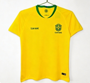 Maglia da Calcio <span class=keywords><strong>Vintage</strong></span> Stile Casa del Brasile Stagione 2018 - Product Image 1