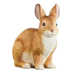 Funlife — figurines de lapin en résine pour décoration de jardin, vente en gros, nouveaux produits, cool et tendance, lapin de pâques
