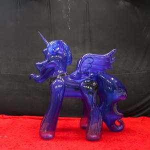 Adorable Pony Inflable de Hongyi, Juguete Inflable Transparente de Color Morado, Animal Inflable Personalizado <span class=keywords><strong>Luna</strong></span> - Product Image 1