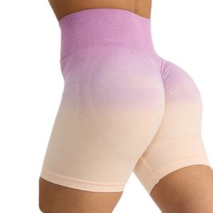 Pantalones cortos deportivos de cintura alta para mujer, pantalones cortos de Yoga de melocotón para correr, estilo de equipo de tenis informal - Product Image 5