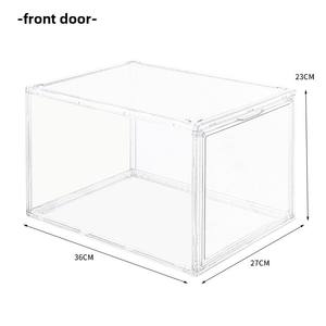 Modern Clear Acrylic Shoe <b>Storage</b> <b>Box</b> Customizable Stackable Transparent Shoe <b>Box</b> Organizer for <b>Big</b> Shoes - Product Image 1