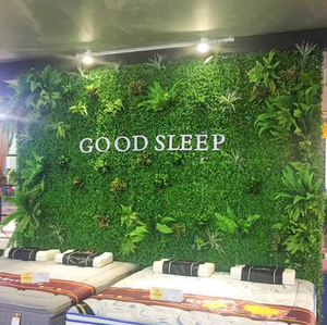 لوحات سياج اصطناعية من الخشب الأخضر، ألواح شجيرات للحدائق العمودية، جدار أخضر بلاستيكي - Product Image 5