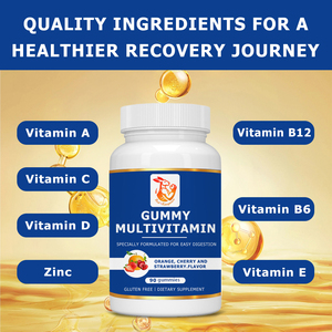 Gummies วิตามินรวมที่มีวิตามินและแร่ธาตุสนับสนุนการฟื้นฟูสุขภาพอาหารเสริมพลังงานเสริม - Product Image 5