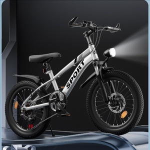 Freins à double disque <span class=keywords><strong>18</strong></span> "20" 22 "24" Vélos de montagne à vitesse variable pour enfants Pédale ordinaire avec fourche en aluminium - Product Image 5