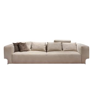 Meubles de maison modernes du fabricant OEM <span class=keywords><strong>Canapé</strong></span> sectionnel confortable <span class=keywords><strong>2</strong></span> <span class=keywords><strong>places</strong></span> en cuir microfibre pour salon de luxe - Product Image 5
