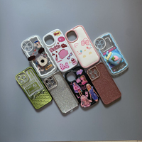 Prix unitaire 0,29 Coques pour iPhone en gros – Rose, Bleu, Vert, Blanc, Violet, Orange – Housse en cuir pelucheux anti-rayures pour iPhone