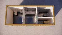 Conteneur modulaire Mobile, toilettes portables, conteneur d'expédition, salle de bain publique à vendre