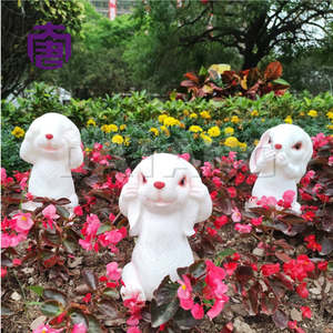 Luz LED de jardín navideña personalizada con forma de conejo, IP65, resina transparente, para decoraciones de neón de Diwali para exteriores, para el día de Año Nuevo - Product Image 4