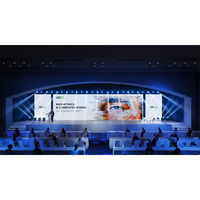 Écran LED géant P3.91 HD couleur pleine, connexion sans câble, affichage LED, grand mur vidéo sans soudure pour scène, IP65 SDK