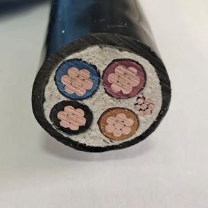 UL規格600V 10/3 10/4 銅導体 PVC+ナイロン絶縁 PVCシース 3+1芯 4+1芯 タイプTC-ER トレイ制御電源ケーブル - Product Image 2