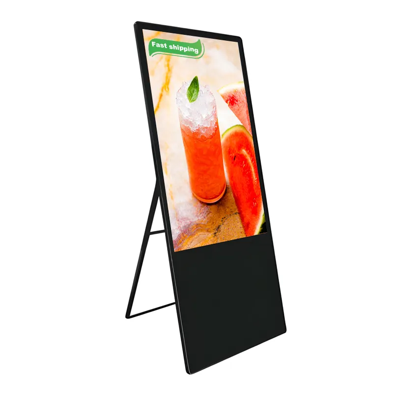 Display LCD Digital Signage da 65 pollici lettore pubblicitario LCD in piedi Digital Signage per interni schermo LCD