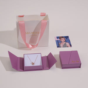 Caja de Joyería de Cartón con Cierre Magnético Cuadrado Ecológico Personalizado, Caja de Regalo con Doble Apertura y Diseño Innovador - Product Image 6