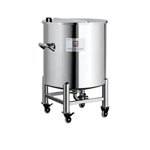Movable Open Stainless Steel 304/316l Water Lotion Storage Tank