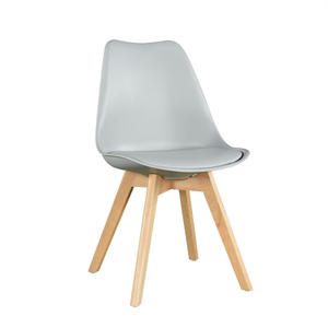 Meubles scandinaves de luxe en vente en gros <span class=keywords><strong>chaise</strong></span> de salle à manger <span class=keywords><strong>tulipe</strong></span> en plastique pieds en bois chaises en plastique - Product Image 4