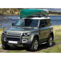 Offre Spéciale : Marchepieds Latéraux Auto à Motif Drapeau Britannique (2 pièces) pour Land Rover Defender 90 2020-2025 L663 2 Portes