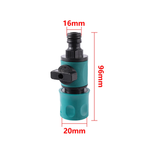 3/4 "US Filetage Jardin Robinet Connecteur Lavage De Voiture Irrigation <span class=keywords><strong>Arrosage</strong></span> Prolonger <span class=keywords><strong>Tuyau</strong></span> Mamelon <span class=keywords><strong>Adaptateur</strong></span> avec Vanne D'arrêt - Product Image 3