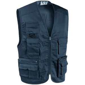 Chaleco de herramienta de torneado multibolsillo azul talla M - Product Image 1