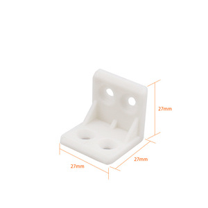อุปกรณ์เชื่อมต่อเฟอร์นิเจอร์ ระบบเชื่อมต่อ ตัวเชื่อมพลาสติกมุมฉาก - Product Image 5